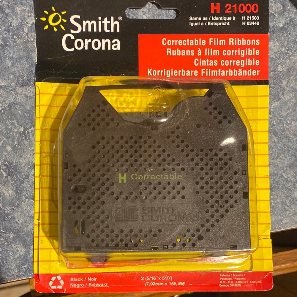 Correctable Film Ribbon - Black